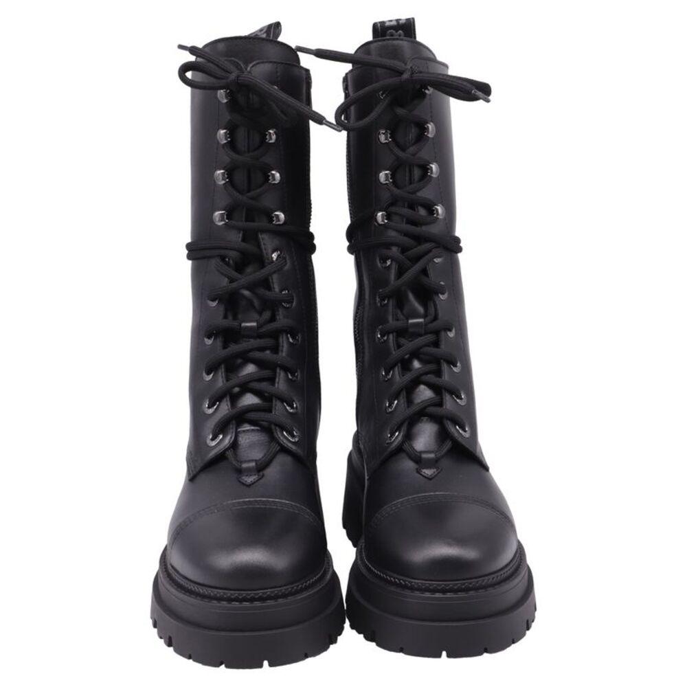 Zadig & Voltaire Ride High-Top Boots in Black Leather - Picture 2 of 11